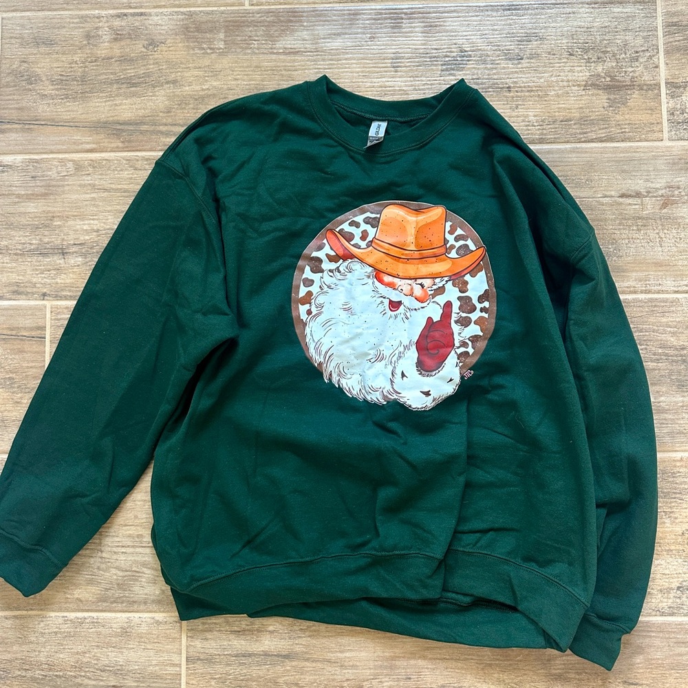 Cowboy Santa Sweatshirt